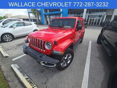 Used 2021 Jeep Wrangler Unlimited Sahara AWD/4WD image 1