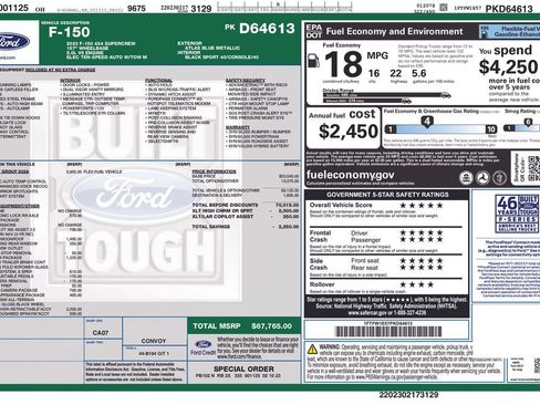 Used 2023 Ford F150 XLT w/ Equipment Group 302A High AWD/4WD image 34