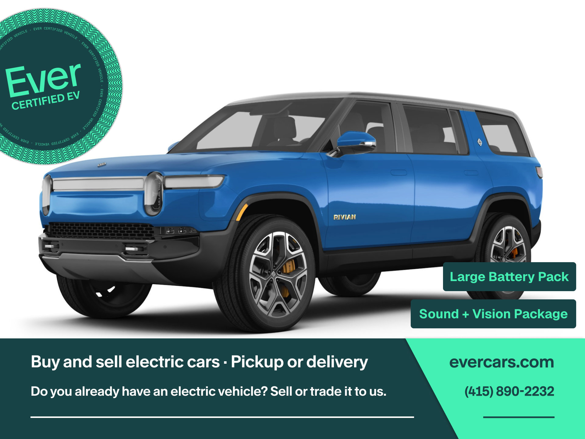 Used 2025 Rivian R1S Adventure Dual AWD/4WD image 1