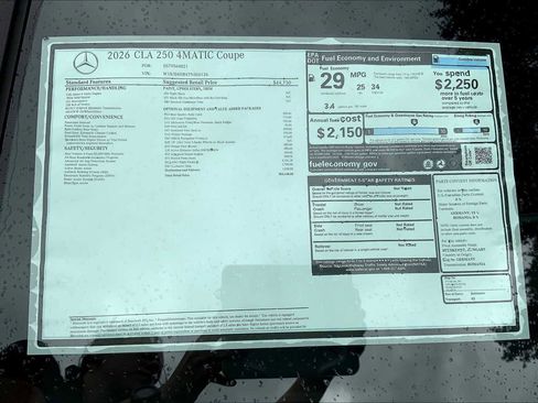 Used 2026 Mercedes-Benz CLA 250 4MATIC image 26