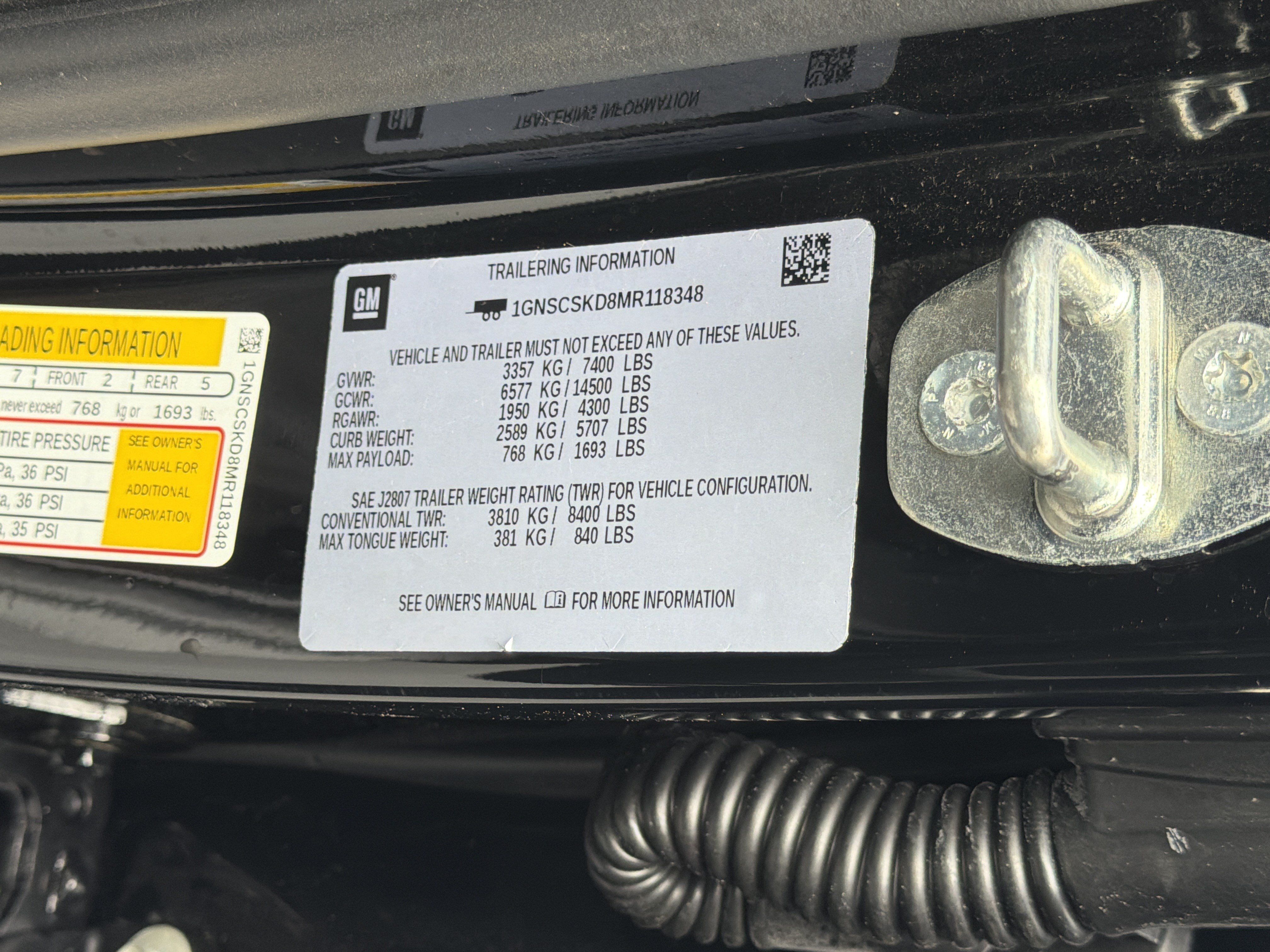 Used 2021 Chevrolet Tahoe Premier w/ Premium Package RWD image 37