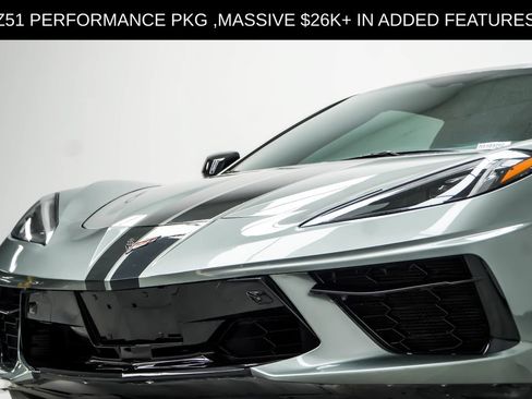 Used 2022 Chevrolet Corvette Stingray Premium Cpe w/ Z51 Performance Package RWD image 2