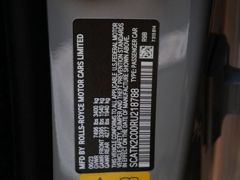 Certified 2024 Rolls-Royce Spectre w/ Leather Finishing Pack AWD/4WD image 34