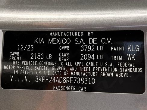 Used 2024 Kia Forte LXS image 34