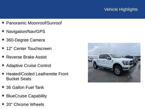 Used 2025 Ford F150 Lariat w/ Equipment Group 501A Mid AWD/4WD image 29