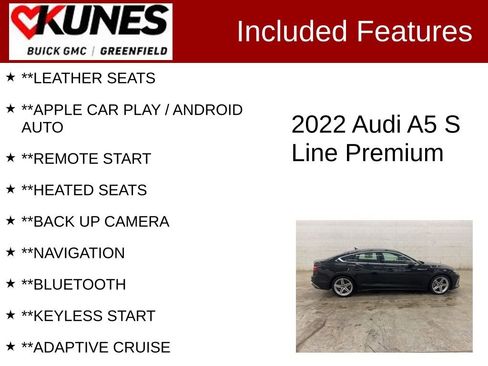 Used 2022 Audi A5 2.0T Premium AWD/4WD image 2