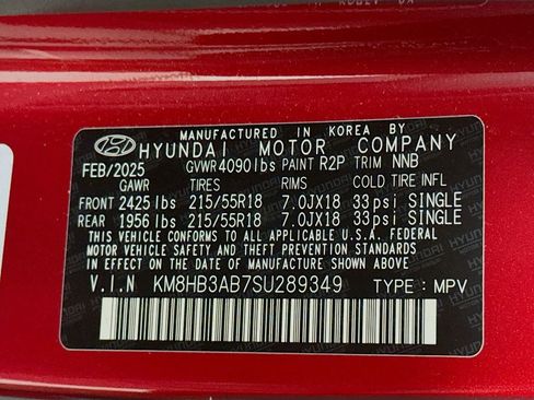 Certified 2025 Hyundai Kona SEL FWD image 33