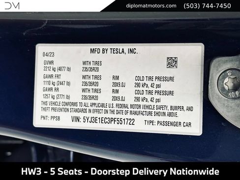 Used 2023 Tesla Model 3 Performance AWD/4WD image 44