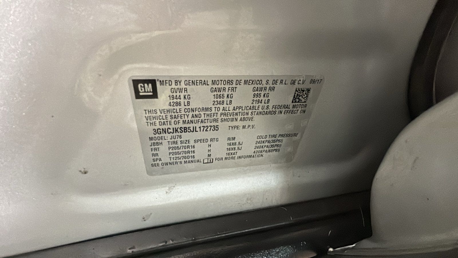 Used 2018 Chevrolet Trax LS FWD image 11
