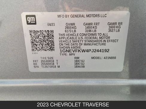 Used 2023 Chevrolet Traverse LS AWD/4WD image 30