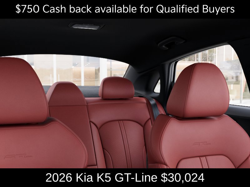 New 2026 Kia K5 GT-Line w/ GT-Line Red Interior Package AWD/4WD image 27