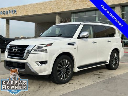 Used 2021 Nissan Armada Platinum w/ Captain's Chairs Package image 9