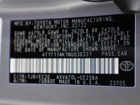 Certified 2022 Toyota Camry SE w/ Convenience Package image 24