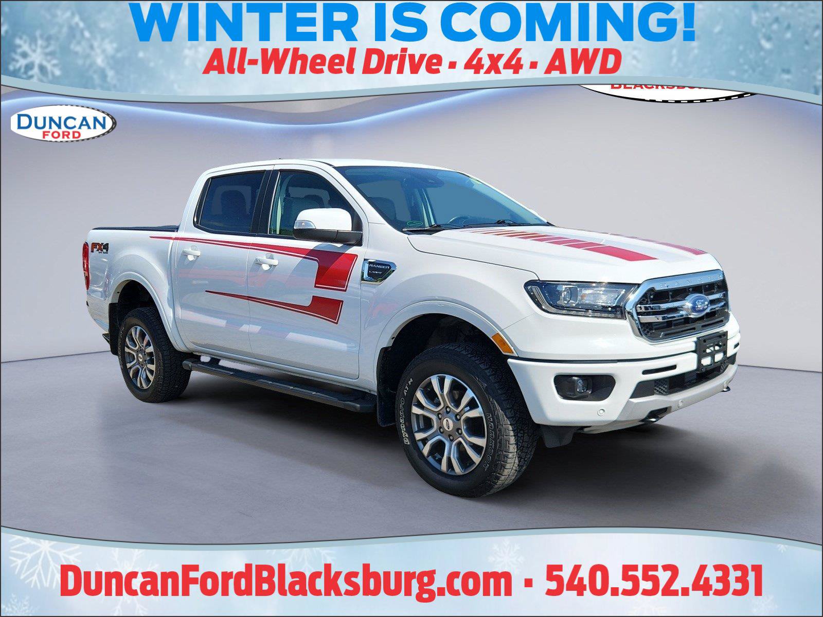 Used 2023 Ford Ranger Lariat w/ FX4 Off-Road Package AWD/4WD image 1