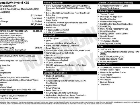 Used 2024 Toyota RAV4 XSE w/ Advanced Technology Package AWD/4WD image 21