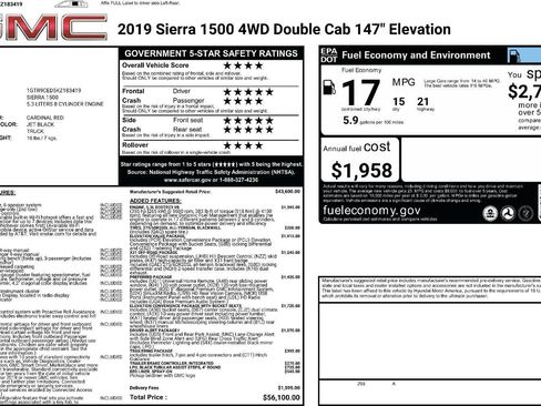 Used 2019 GMC Sierra 1500 Elevation w/ Elevation Value Package image 6