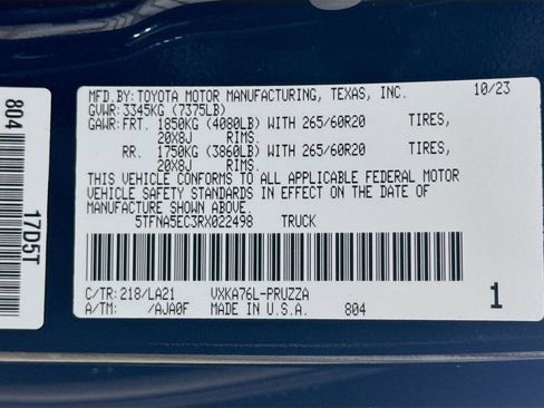 Used 2024 Toyota Tundra Platinum image 28