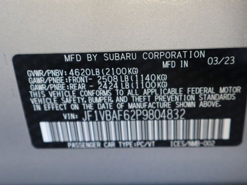 Used 2023 Subaru WRX Premium image 53