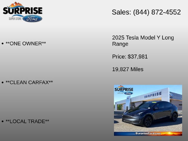 Used 2025 Tesla Model Y Long Range RWD image 6