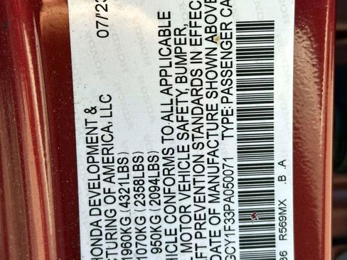 Used 2023 Honda Accord EX image 34