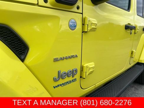 Used 2022 Jeep Wrangler Unlimited Sahara w/ Cold Weather Group AWD/4WD image 11