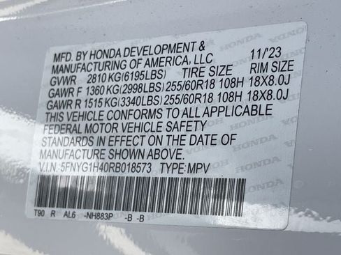 Certified 2024 Honda Pilot EX-L image 31