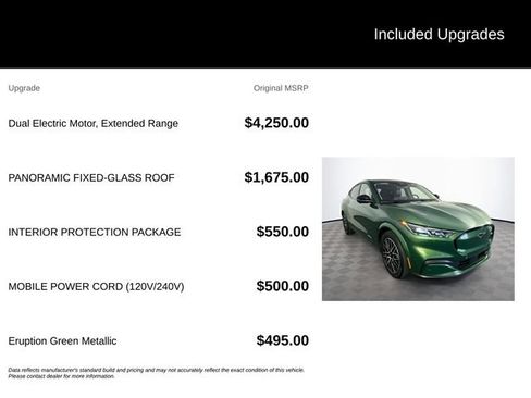 Certified 2025 Ford Mustang Mach-E Premium w/ Interior Protection Package AWD/4WD image 6