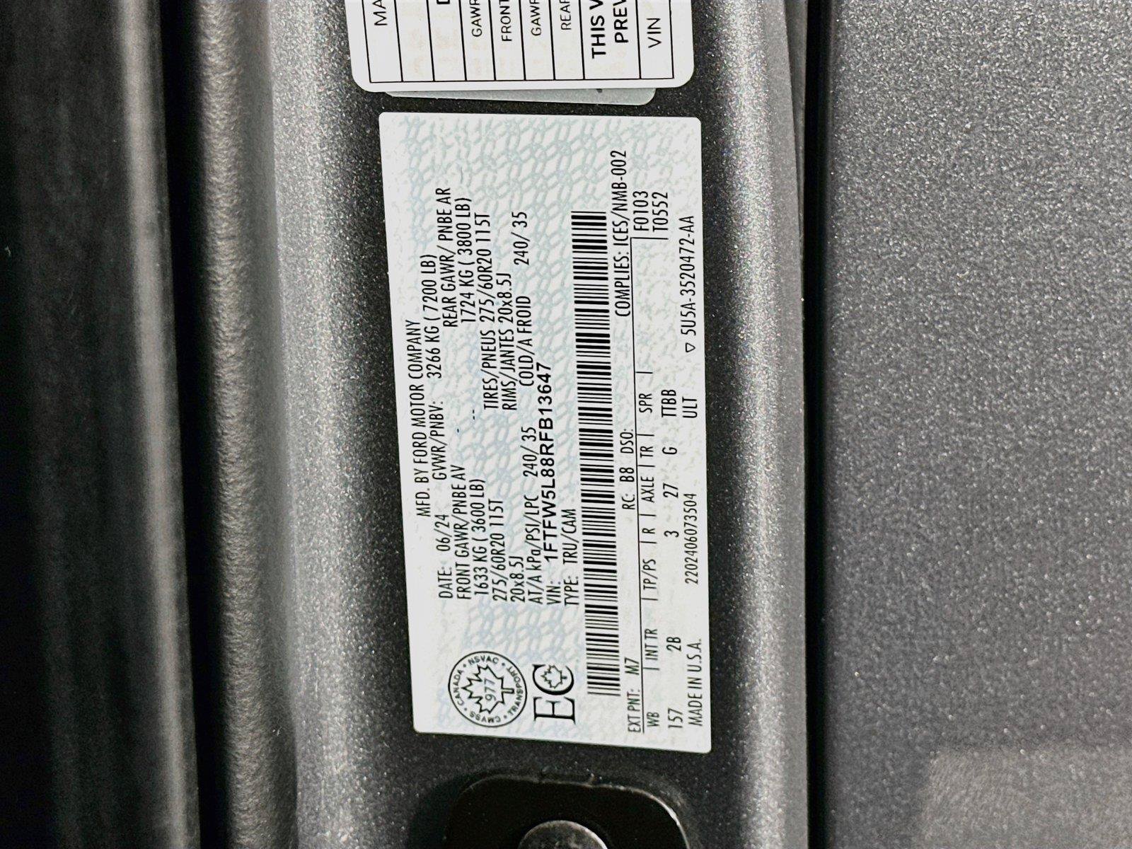 Used 2024 Ford F150 Lariat AWD/4WD image 23