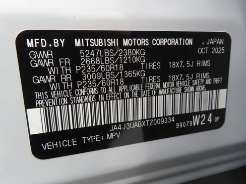 New 2026 Mitsubishi Outlander ES FWD image 25