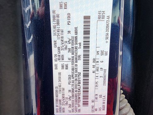 Used 2020 Ford F150 XLT w/ Equipment Group 302A Luxury image 21