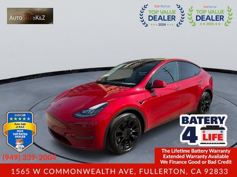 Used 2020 Tesla Model Y Long Range AWD/4WD image 1