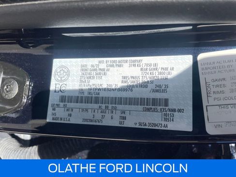 Used 2022 Ford F150 Lariat w/ Equipment Group 502A High AWD/4WD image 28