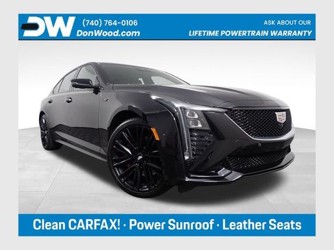 Used 2025 Cadillac CT5 V w/ LPO, ONYX Package AWD/4WD image 1