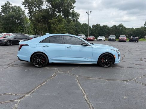 Used 2025 Cadillac CT4 V w/ LPO, ONYX Package RWD image 5