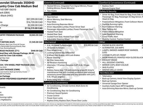 Used 2024 Chevrolet Silverado 3500 High Country w/ High Country Premium Package AWD/4WD image 23