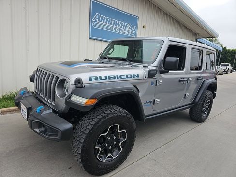 Used 2021 Jeep Wrangler Unlimited Rubicon 4xe w/ Cold Weather Group AWD/4WD image 1