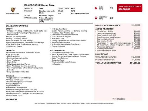 Used 2020 Porsche Macan AWD/4WD image 4