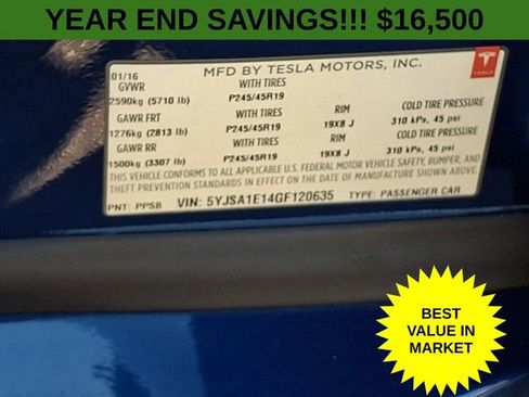 Used 2016 Tesla Model S 70 image 34