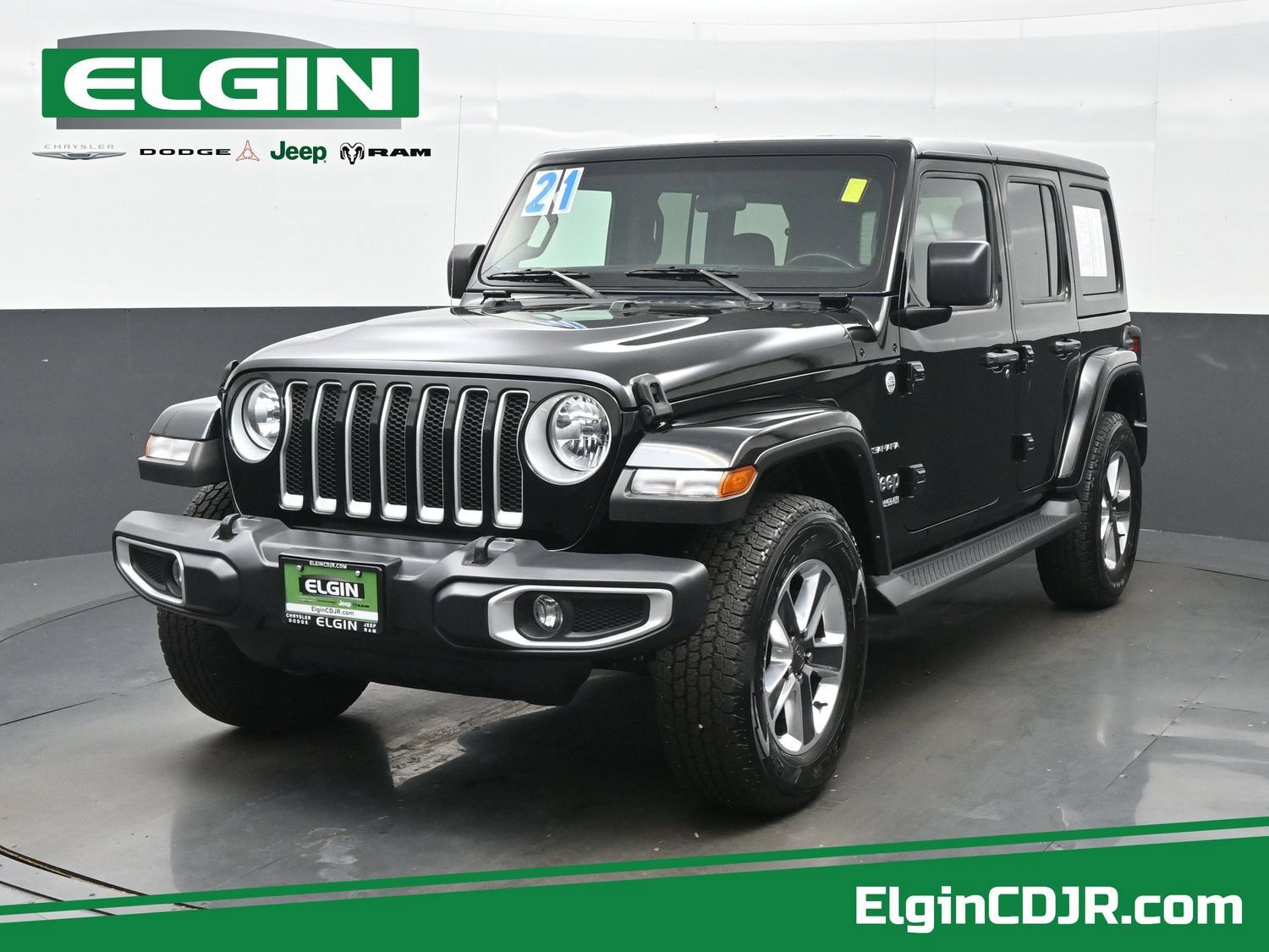 Used 2021 Jeep Wrangler Unlimited Sahara w/ Cold Weather Group AWD/4WD image 1