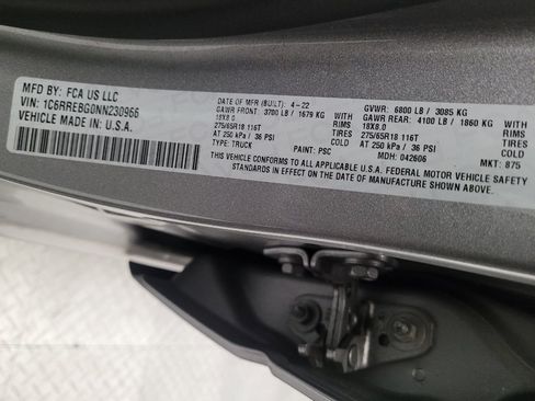 Used 2022 RAM 1500 Big Horn RWD image 33