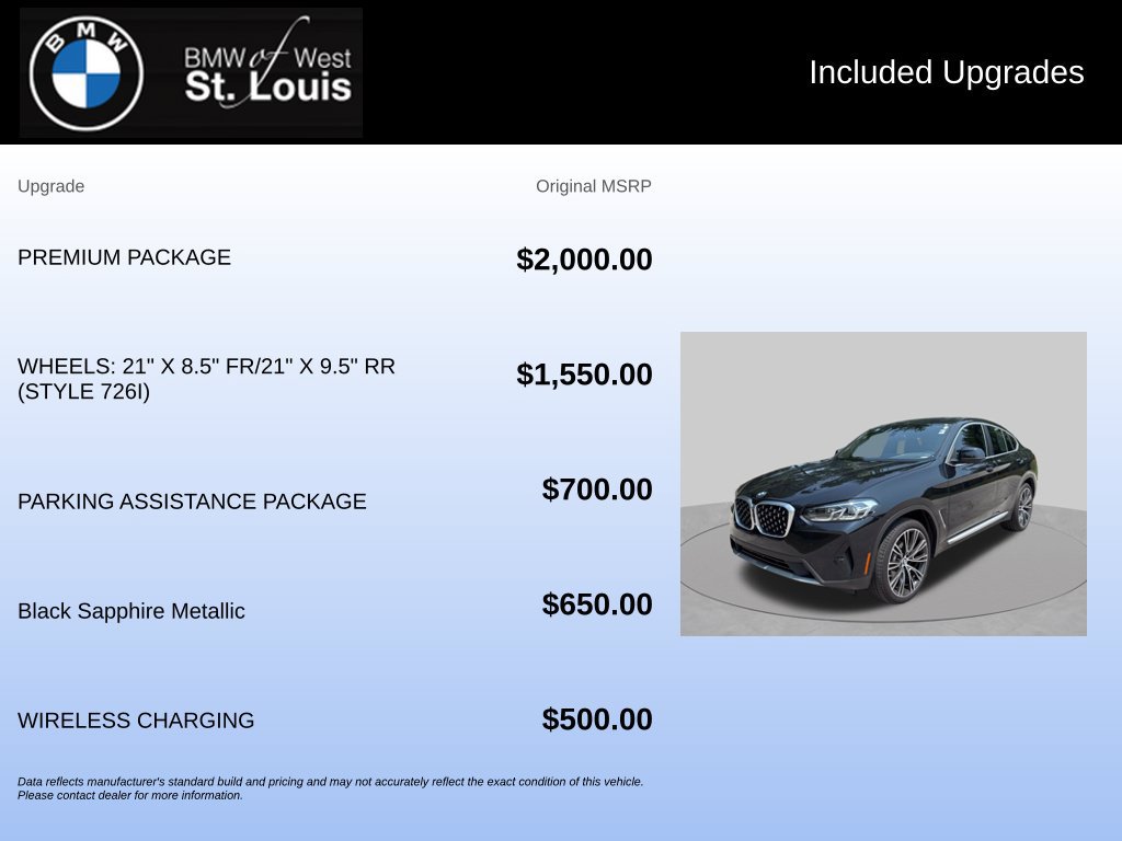Used 2025 BMW X4 xDrive30i w/ Premium Package AWD/4WD image 20