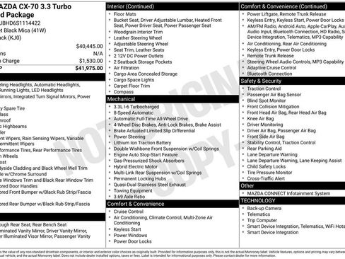 Used 2025 MAZDA CX-70 3.3 Turbo w/ Preferred Package image 44