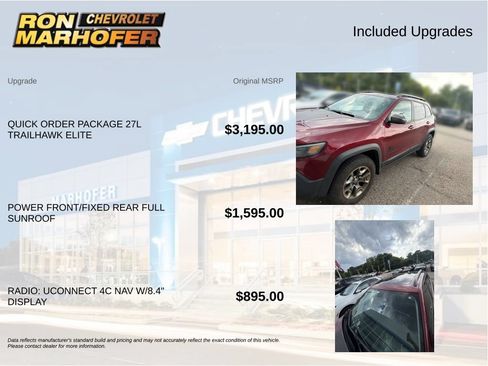 Used 2019 Jeep Cherokee Trailhawk AWD/4WD image 5