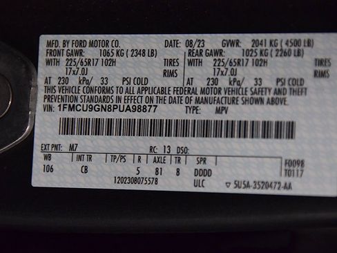 Used 2023 Ford Escape Active w/ Tech Pack #1 AWD/4WD image 18