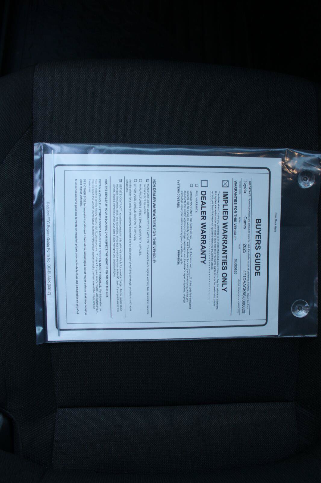 Certified 2025 Toyota Camry LE w/ Convenience Package FWD image 49