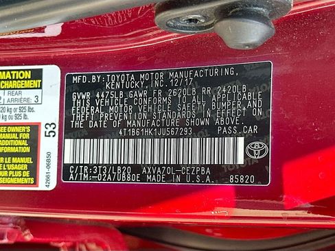 Used 2018 Toyota Camry XSE FWD image 30