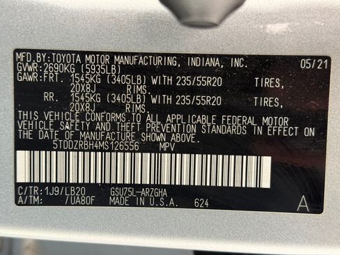 Used 2021 Toyota Highlander Limited AWD/4WD image 23