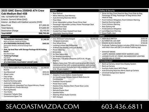 Used 2025 GMC Sierra 2500 AT4 w/ Technology Package AWD/4WD image 3