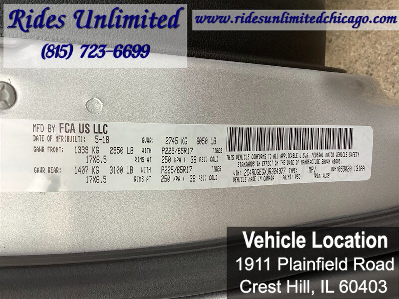 Used 2018 Dodge Grand Caravan GT FWD image 18