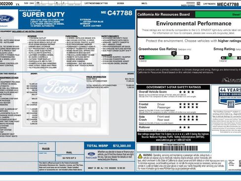 Used 2021 Ford F250 Lariat w/ Lariat Ultimate Package AWD/4WD image 3